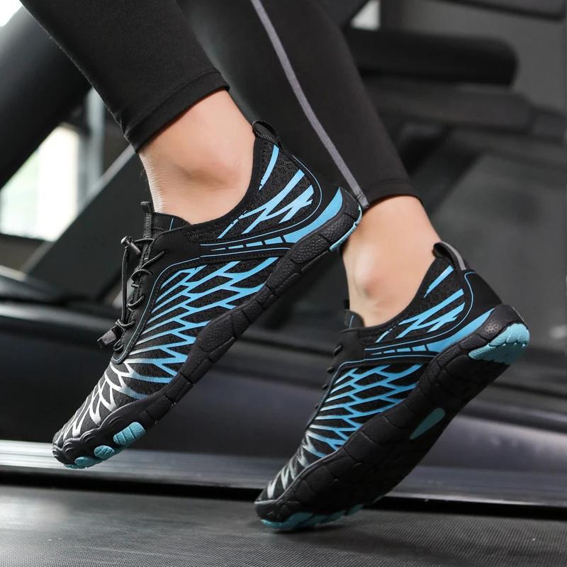 Aqua Shoes For Women Men Barefoot Water Shoes Anti-Slip Quick-Drying Outdoor Beach Upstream Wading Swimming Shoe Sneakers Unisex