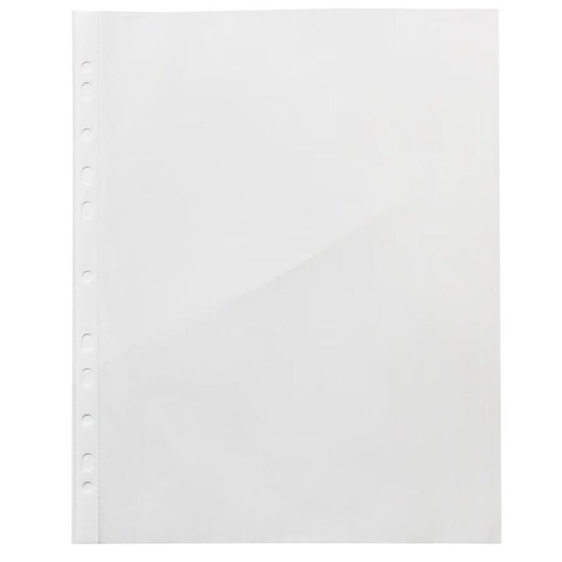 Deli A4 11-Hole Punched Pockets (100 Pack)