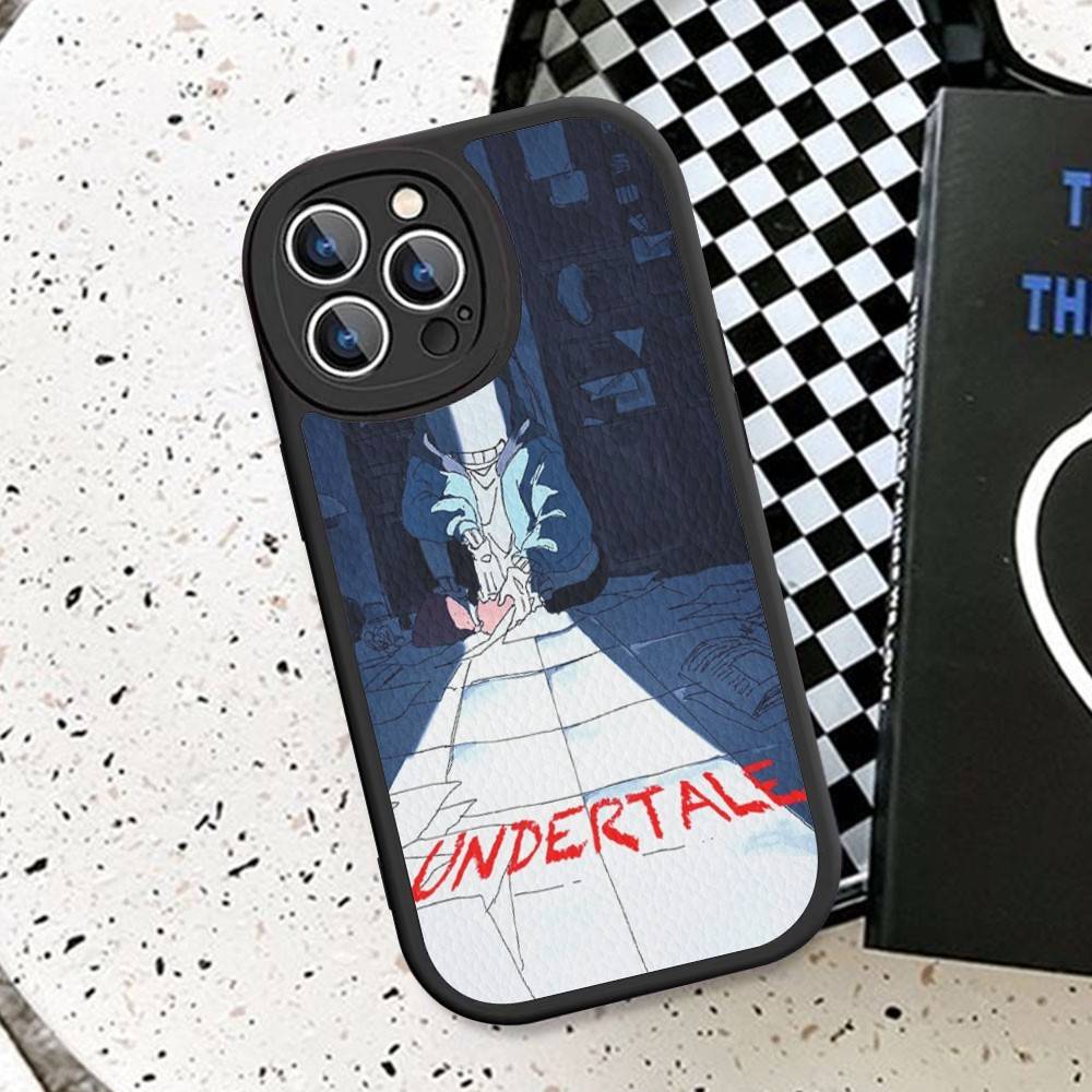 

Чехол для телефона игры Undertale U для iPhone 16 15 14 13 12 11 Pro Max Plus Кожаный Мягкий Чехол iphone XR