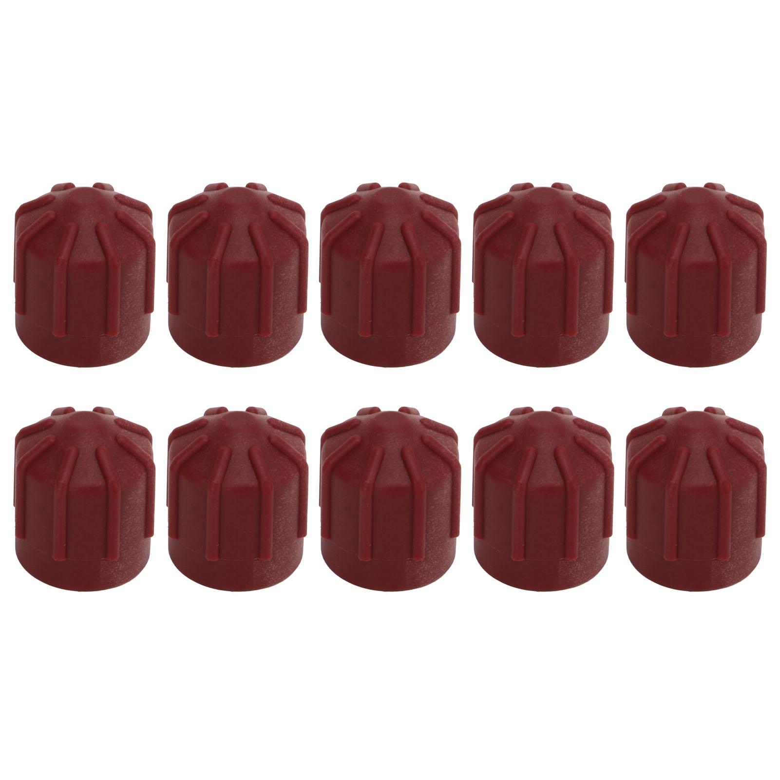 

50Pcs Air Conditioning Valve Cap ABS Cover M10X1 Universal Design for Automotive