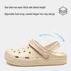 Men's EVA Non-Slip Thick Sole Closed-Toe Summer Outdoor Slippers