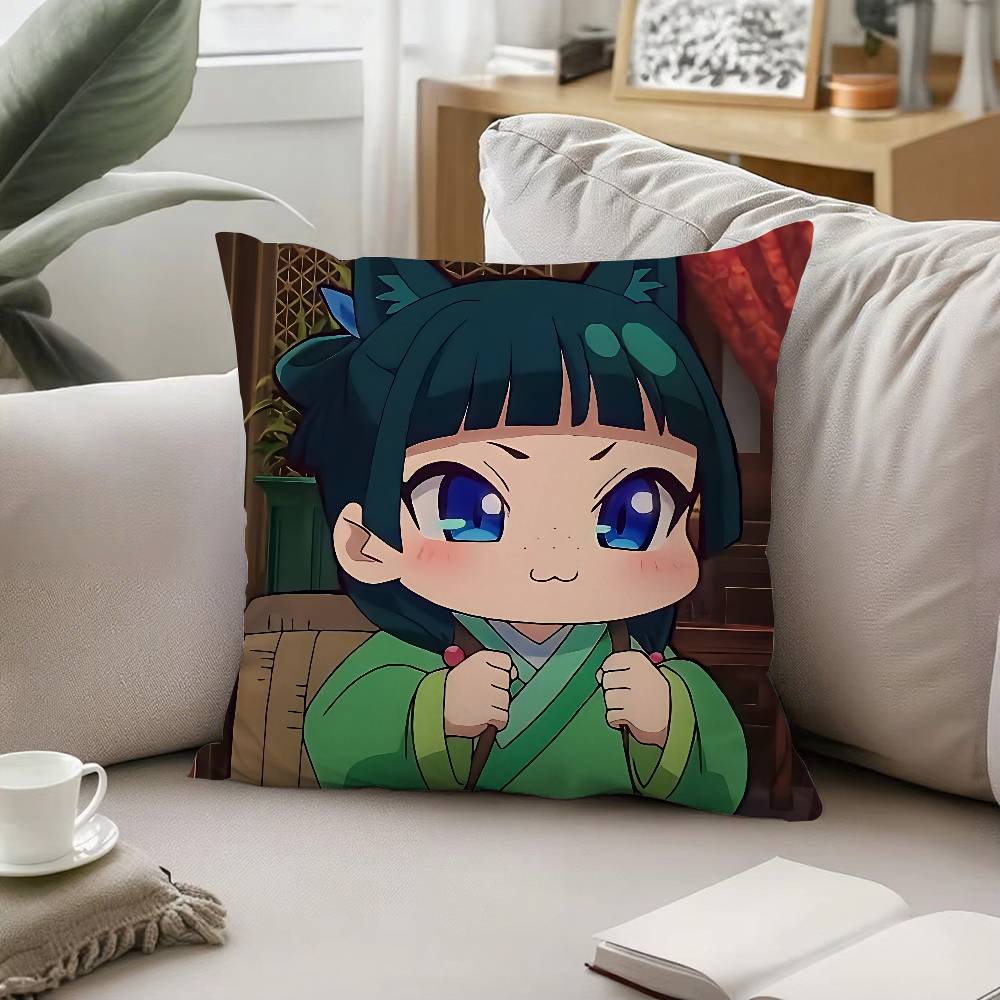 Anime AThe Apothecary Diaries Throw Pillow Covers Pattern Cushion Cover Suitable For Sofa Bedroom Car Pillow Cover