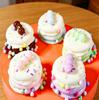 Simulated Soy Milk Cake Maltose Slow Rebound Squishy Fidget Toy Stress Relief Squeeze Ball Calming Sensory Decompression Gadget