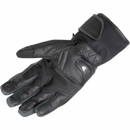 KOMINE Motorcycle Protect Touring Winter Gloves Black L GK-836 1281 Waterproof Cold Protection Carbon Stretch Material Protector for Autumn, Winter, a
