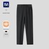 HLA Men's Fleece Lined Casual Straight Fit Pants