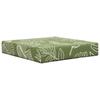 Outdoor Sofa Cushions 3 Pcs Leaf Design Polyester
