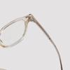 Alloaiweeo [Essential] Al5507 2525G French Square Amber Eyeglass Frames Blue Light Blocking Lenses Selection