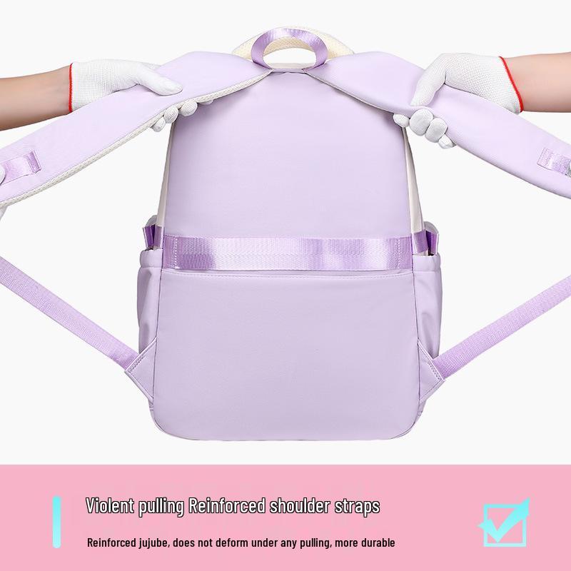 Korean Style Waterproof Backpack: Lightweight, Decompression, Multi-compartment, Large Capacity for Primary To High School Students