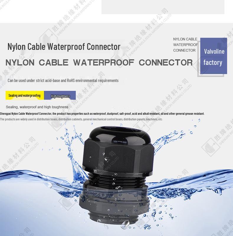 PG7 Nylon Waterproof Cable Connector for Wire Entry and Distribution Box