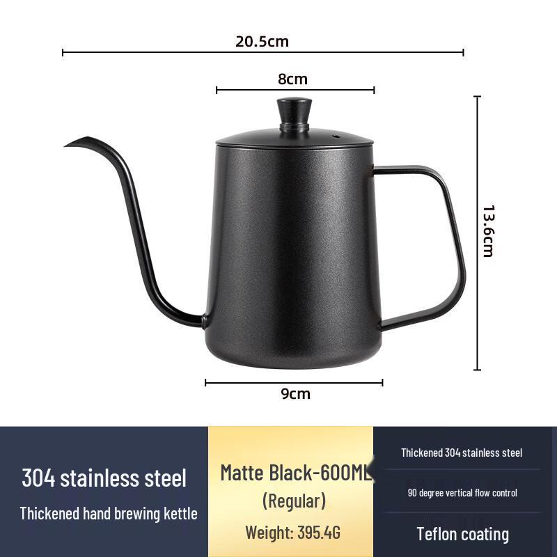 

Stainless Steel Gooseneck Coffee Pour-Over Kettle