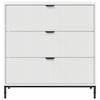 Sideboard White 79.5 X 33 X 82 Cm Engineered Wood