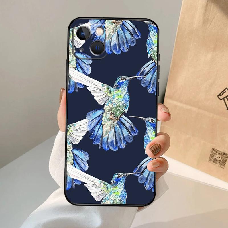 Hummingbird Phone Case For iPhone 17 Air 16 15 14 13 12 11 Pro Max 12 13 Mini 15 16 Plus 16e Cover Coque