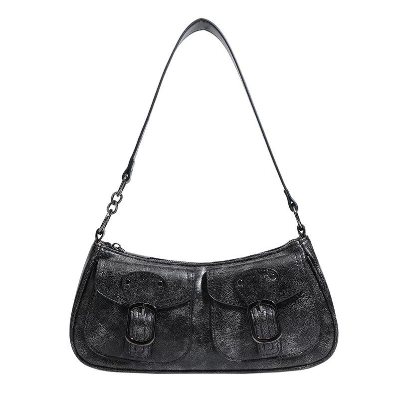 2025 New Retro Underarm Bag Women's Fashion Trendy High-Quality Crescent Bag This Year's Popular Shoulder Bag