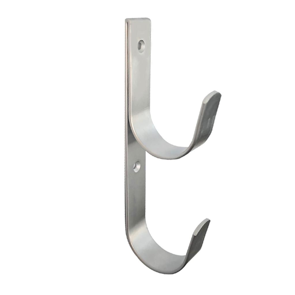 2 Pcs Swimming Pool Pole Hanger Space Sacving Holder with Screws Garden and Pool Accessories
