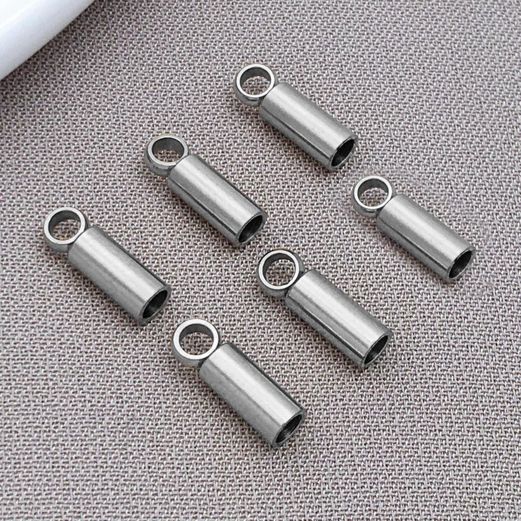 Stainless Steel Gold Chain Clasp Leather Connector for DIY Bracelet/Necklace Jewelry