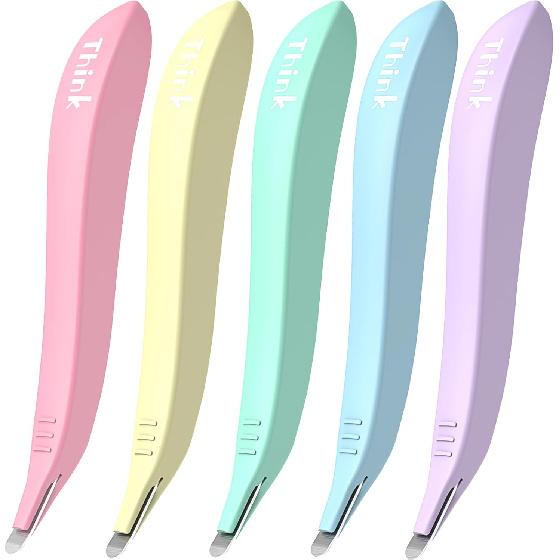 5 PCS Staple Remover Tool, Magnetic End for Staple Collecting, Multicolored Stapler Remover Staple Puller for Quick and Effortless Staple Removal, 5 Pack