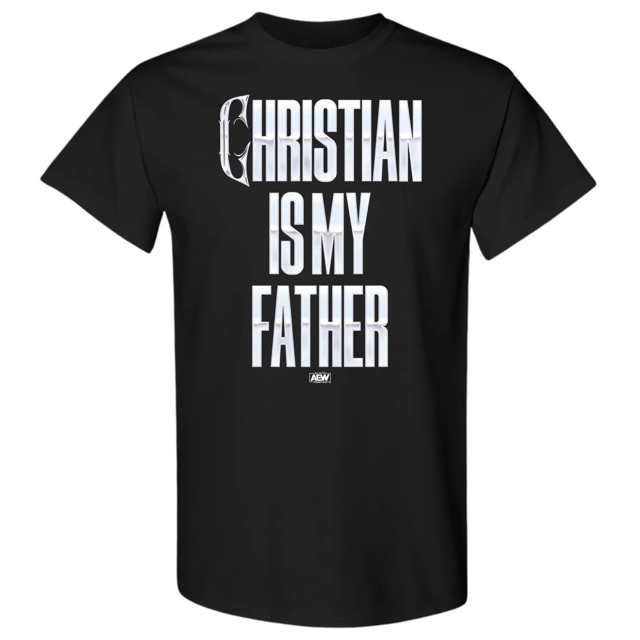 CHRISTIAN CAGE - CHRISTIAN IS MY FATHER AEW Official T-Shirt S разноцветный