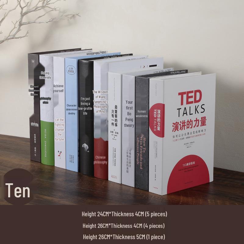 Xianci Chinese Office Decorative Fake Book for Study or Shop Display