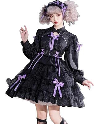 JIURUN Cosplay Lolita Gotisk Lolita Plus Mori Söt Gotisk Söt och Storlek Helkroppsdräkt, Storlek, Flicka, Lolita, Klänning, Transvestitkläder, Piga,
