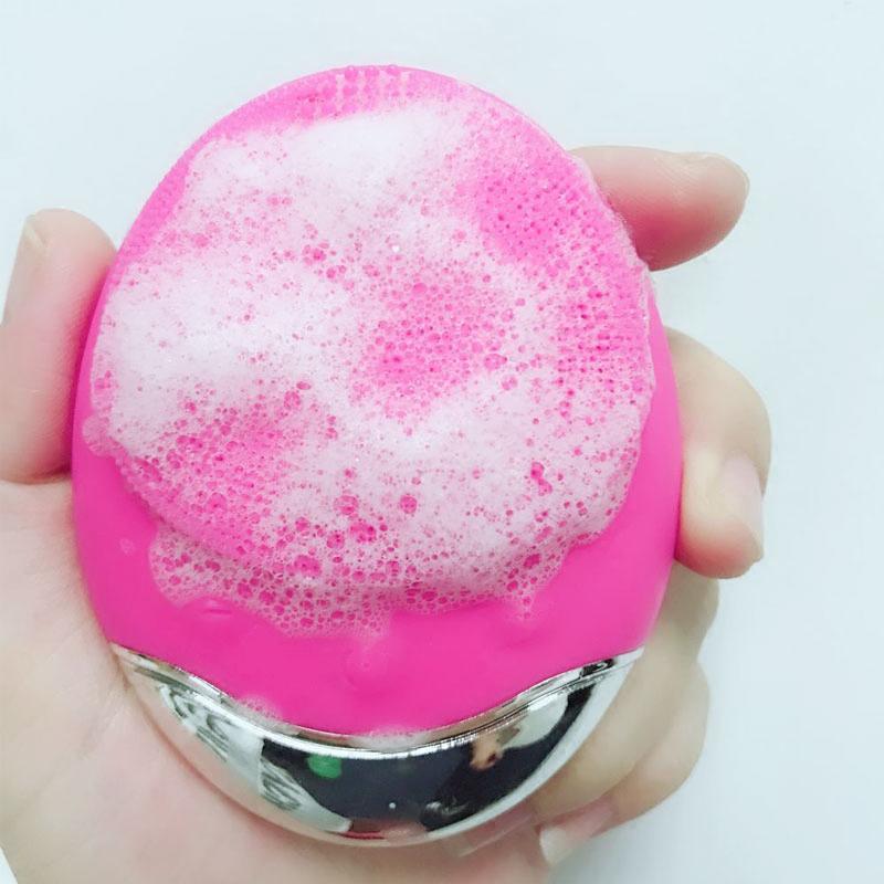 Elektromos vezeték nélküli arctisztító kefe szilikon arcmosó kefék Anion importált bambusz faszén arctisztító