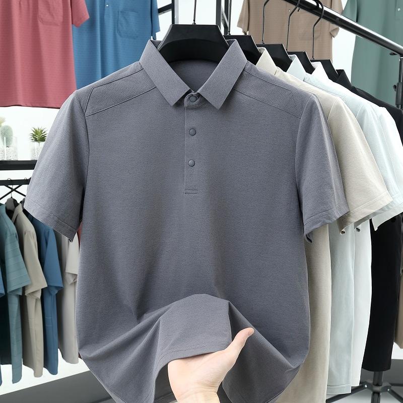 Men s Summer Short Sleevepolo Fashion Casual Versatile Top T-Shirtpolo M