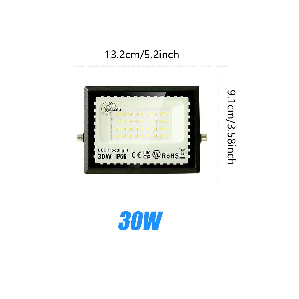 10-300W Led Flood Light IP66 Waterproof AC 220V AC110V Outdoor Floodlight Spotlight LED Reflector Street Lamp Wall Lights