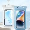 Mobile Phone Waterproof Bag - Touchscreen Waterproof for Swimming, Suitable for Diving, Seaside Drifting, Transparent Waterproof Cover