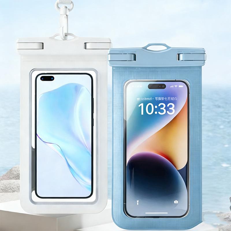 Mobile Phone Waterproof Bag - Touchscreen Waterproof for Swimming, Suitable for Diving, Seaside Drifting, Transparent Waterproof Cover