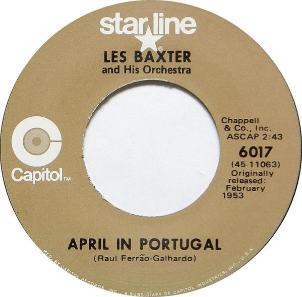 

7inch Record LES BAXTER & HIS ORCHESTRA - April In Portugal / The Poor People 6017 Capitol Records US Jazz Used