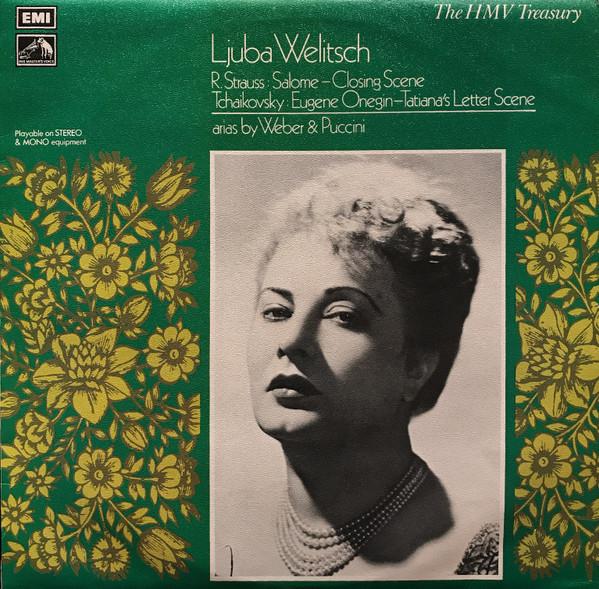 

LP Record LJUBA WELITSCH Opera Recital HLM7006 HIS MASTERS V 1972 UK Classical Used