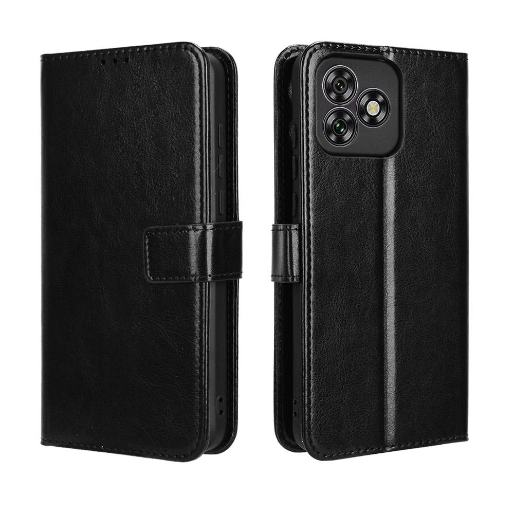 For Oukitel C53 Wallet Case with Kickstand & Card Slots – Shockproof, Dustproof, Business Heavy Duty Flip Leather Cover