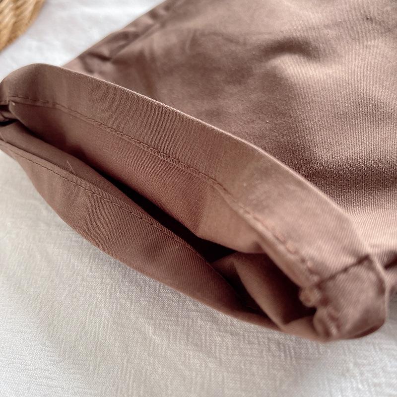 Children's Fashionable Cartoon Stripe Short Sleeved Shorts Beach Casual Spring And Summer Boys Suit Sleeveless Shirt+Short Pants