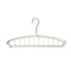 Rotating Foldable Clothes Hanger 11 Hole Multi Purpose Drying Rack Plastic Scarf Organizer Space Saving Closet Storage Hangers