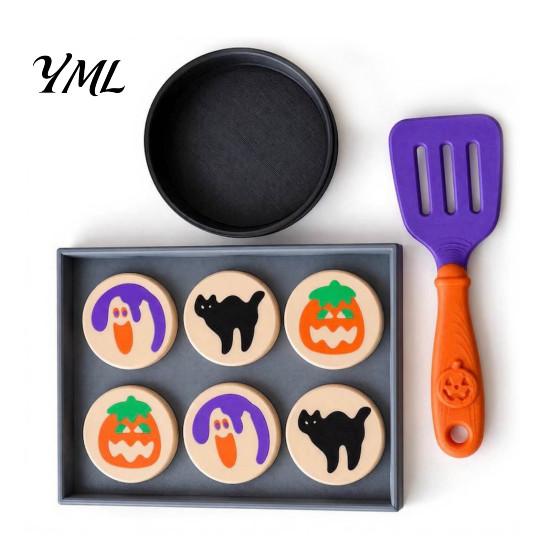 Halloween Party Decoration 3D Printed Cookie Toy, Simulated Bakery Food Playset for Kids Sensory Experience Learning Pretend Play And Seasonal