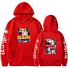 Japan cartoon comics Demon Slayer Fashion Anime Print Hoodie Loose Fit Casual Sweatshirt 0069