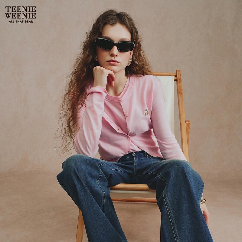 Teenie Weenie Women's Spring/Summer Casual Knit Cardigan