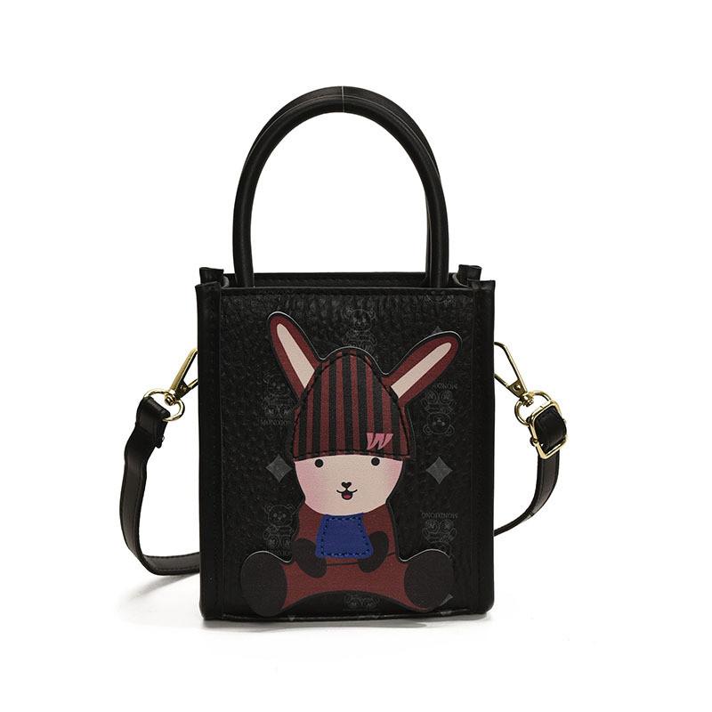 Korean Style Small Square Phone Bag With Stitching Details For Casual Outfits