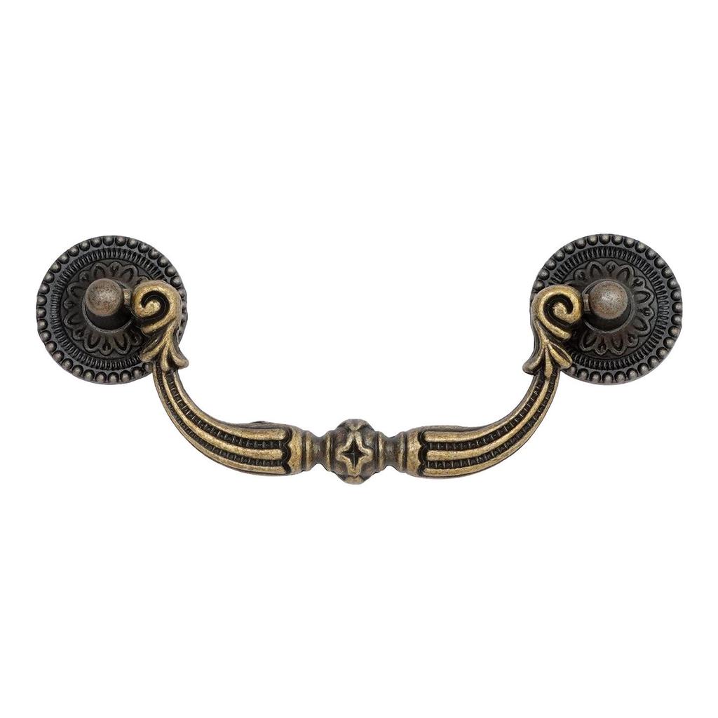 Antique European-Style Zinc Alloy Drawer Pull Handle for Wooden Jewelry Box