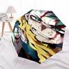 1pc Outdoor Umbrella with My Hero Academia Design - Automatic Opening/Closing, Portable 3-Fold Design, 8-Bone Iron Frame - Perfect Gift for Fans,