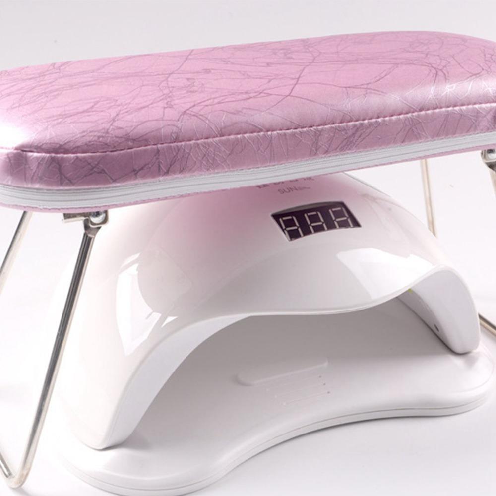 Non-Slip Cushion Manicure Pillow Foldable Holder Nail Art Accessories  For Nail Salon