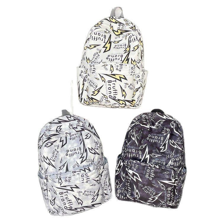Schoolbag Korean version of the new large-capacity trend graffiti original style schoolbag, junior high school student, high school student, college