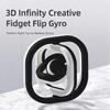 3D Flip Finger Spinner Fidget Toy Fingertip Gyro Sensory Spinning Top Stress Relief Focus Aid Desktop Decor Creative Gift Adults