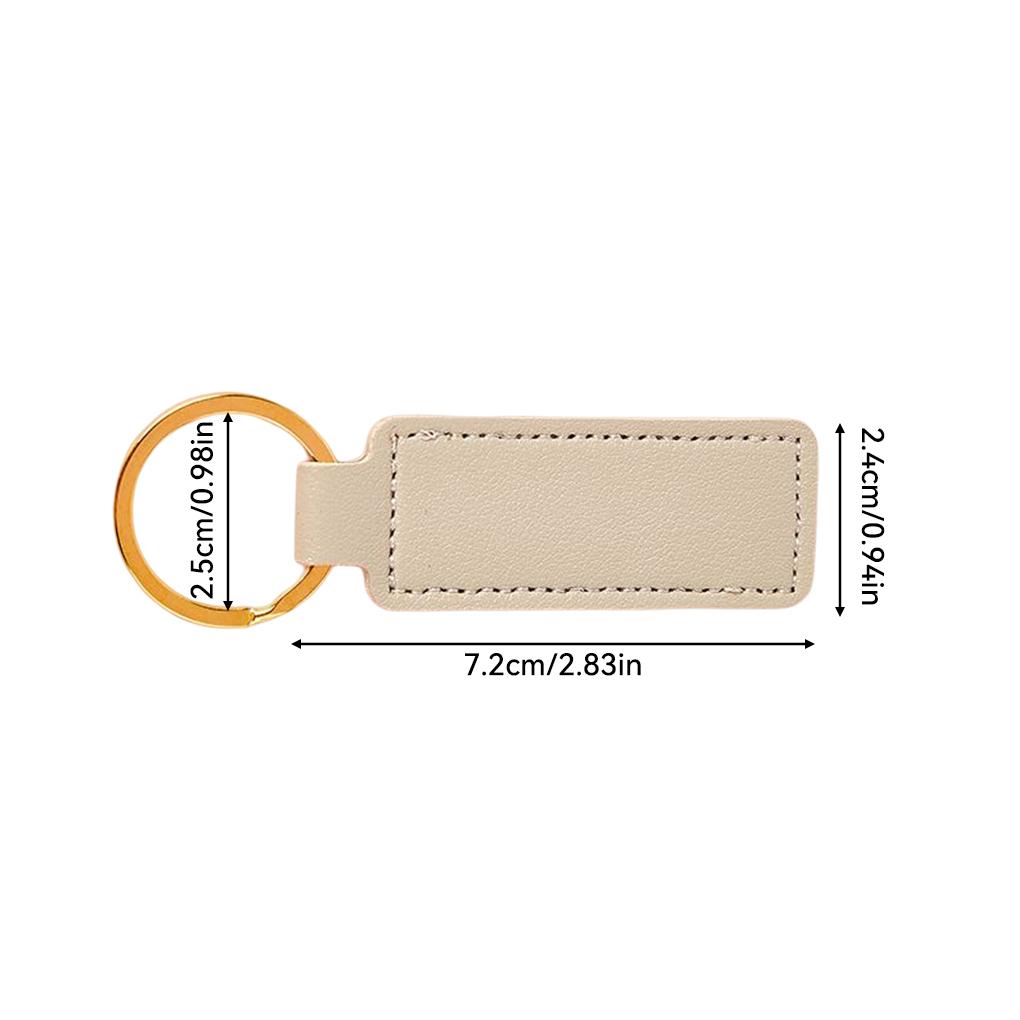 Cute Keychain Fashion Jewelry Keychains Exquisite Round Key Chain Holder Wear-resistant Pendant Keys Ring for Car Accessories