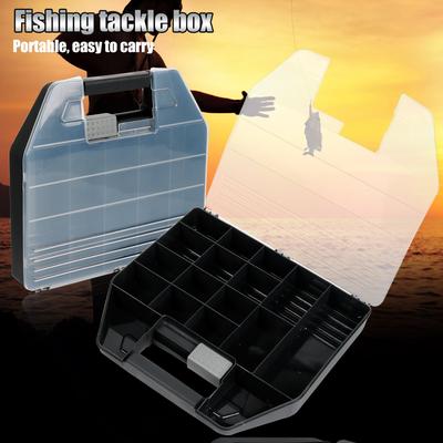 Angelbox, wasserabweisende Angelköderbox aus Kunststoff, Angelzubehör, langlebige Angelköderbox