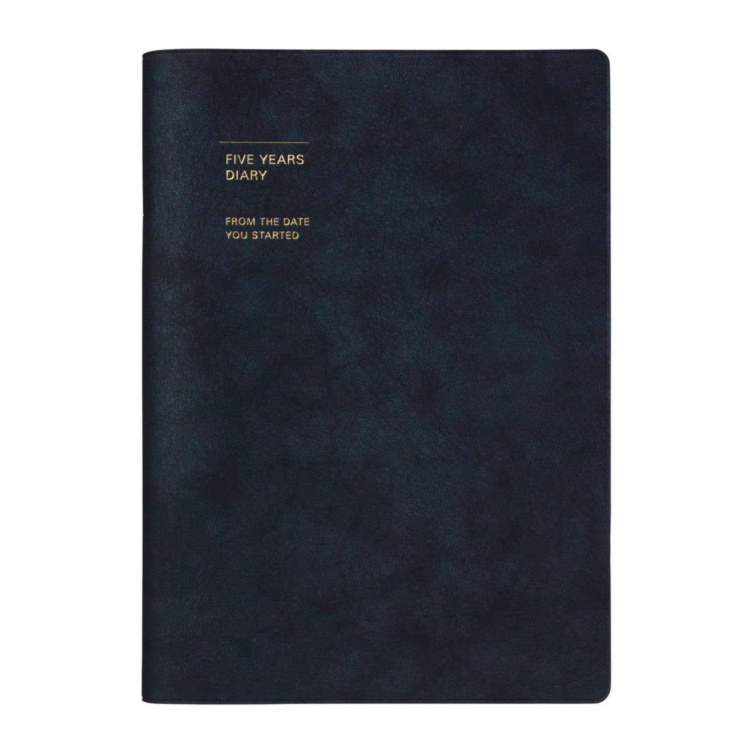 

5-Year Diary, Soft Cover, Year-Free, January Start, A5 Size, Navy, Marks CDR-FYD03-NV