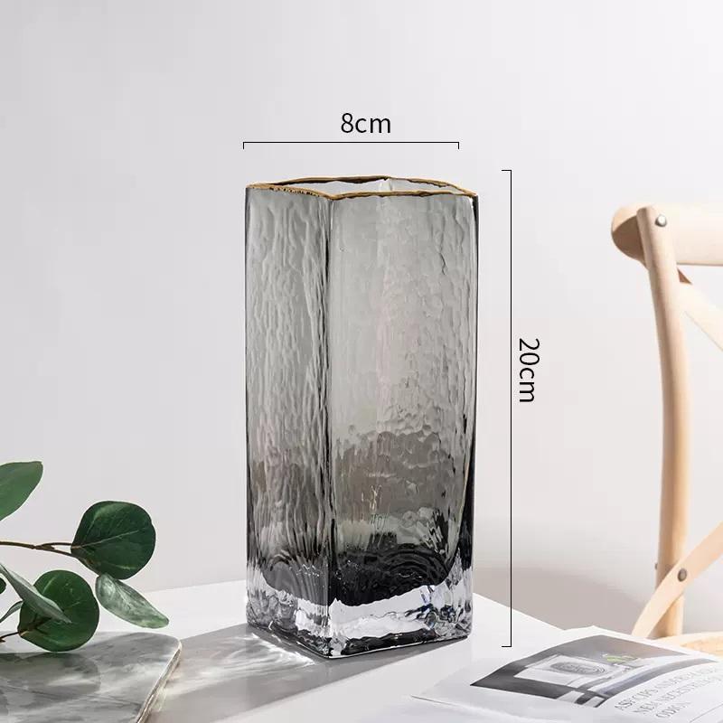 

Ваза Стеклянная ваза Украшение дома Украшения Цветочная композиция Ваза для цветов S