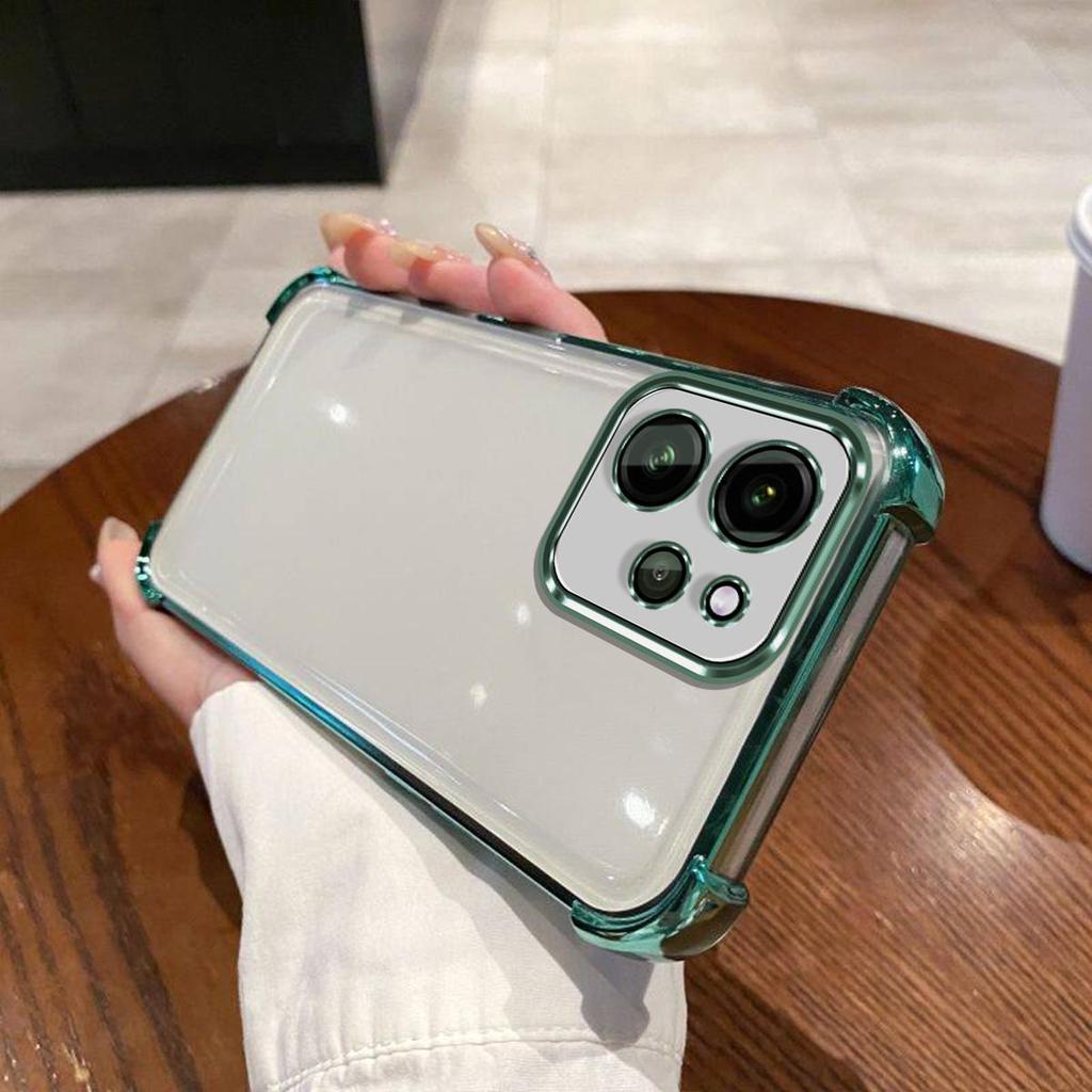 Case for OPPO Reno15 Pro Max 5G Electroplated Color Border Clear Phone Casing Cover