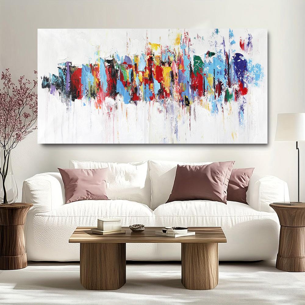 Abstract Colorful Lines Canvas Painting Posters and Prints Fashion Wall Art Pictures for Modern Living Room Cuadros Decor