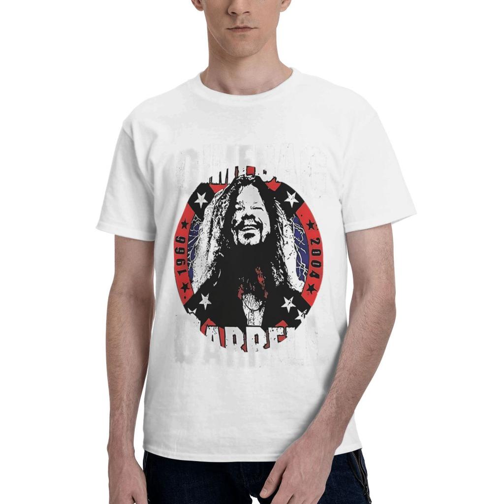 Dimebag Darrell Tribute 100 Cotton Casual Breathable Confortable Anime Funny Mens TShirts Man Clothes