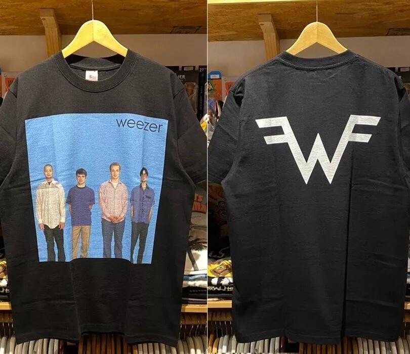 

90s Weezer band black short sleeve 2 Side Unisex Reprint T shirt Classic Style Unisex T-Shirt XXXL